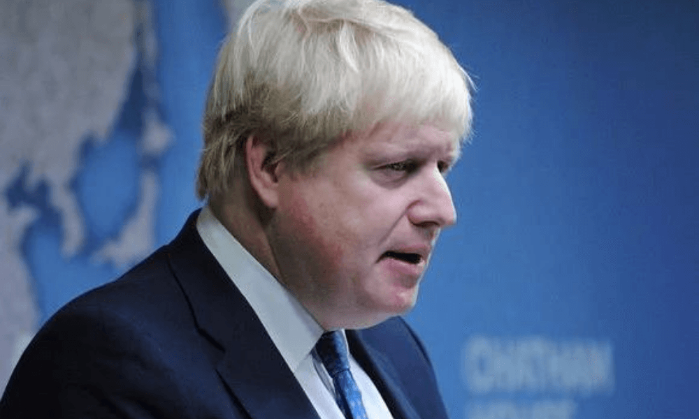 Prime Minister Boris Johnson resigns